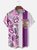 Hardaddy x Marcio Lima Moisture Wicking Circus Monkey Geometric Chest Pocket Hawaiian Shirt