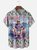Moisture Wicking Tropical Hawaii Vacation Trump Chest Pocket Hawaii Shirt