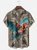 Moisture-wicking Parrot Chest Pocket Hawaiian Shirt