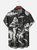 Moisture Wicking Universe UFO Dinosaur Bigfoot Chest Pocket Hawaii Shirt