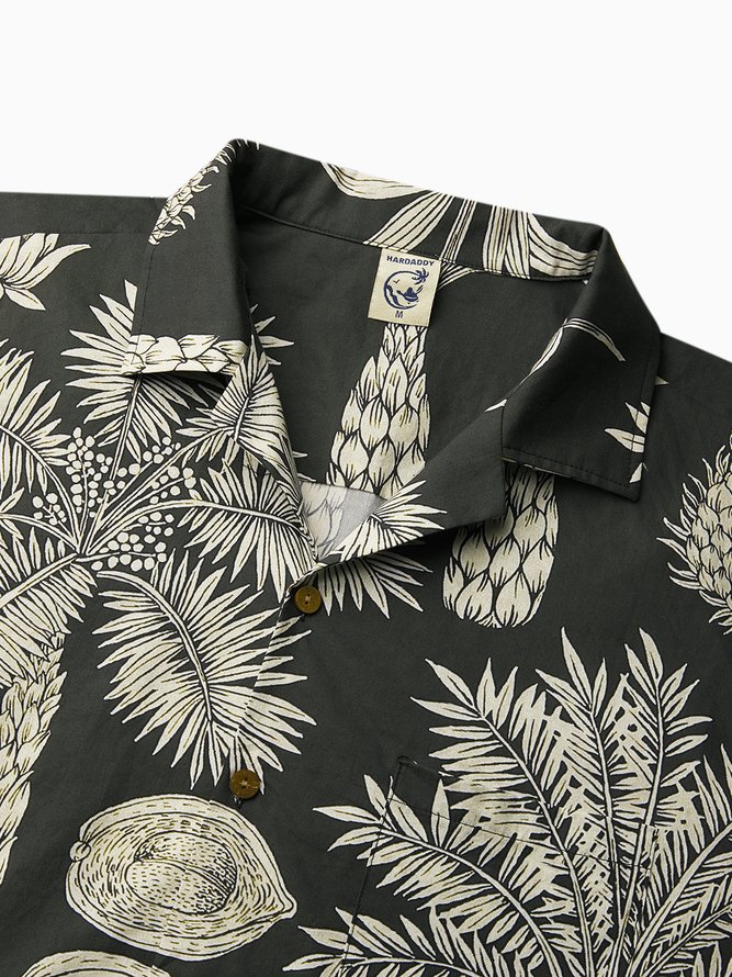 Hardaddy® Cotton Palm Tree Aloha Shirt