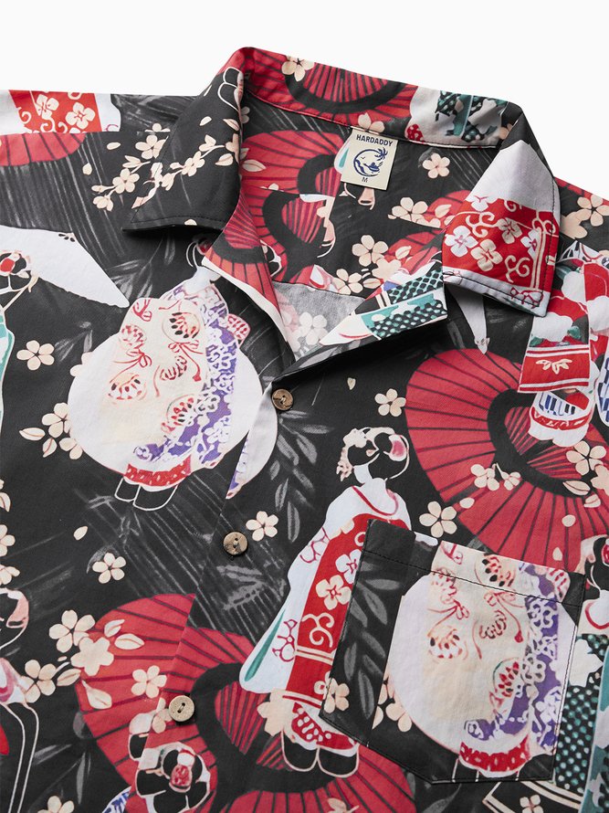 Hardaddy® Cotton Ukiyo-e Aloha Shirt