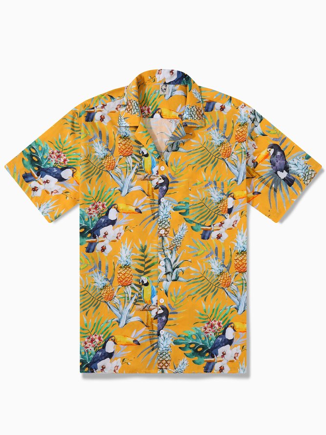 Hardaddy® Cotton Toco Toucan Aloha Shirt