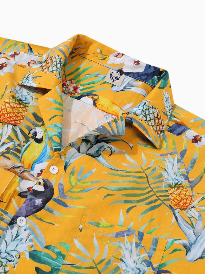 Hardaddy® Cotton Toco Toucan Aloha Shirt