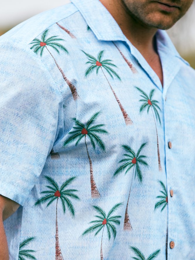 Hardaddy® Cotton Coconut Tree Resort Shirt