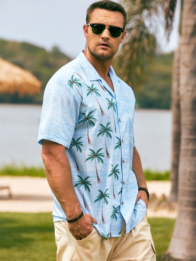 Hardaddy® Cotton Coconut Tree Resort Shirt