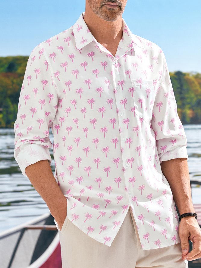 Coconut Tree Long Sleeve Shirt