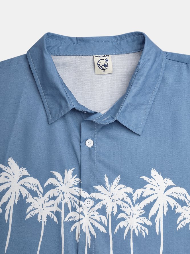 Coconut Tree Short Sleeve Resort Shirt