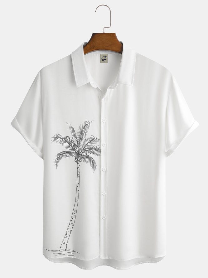 Hardaddy Coconut Tree Short Sleeve Resort Shirt