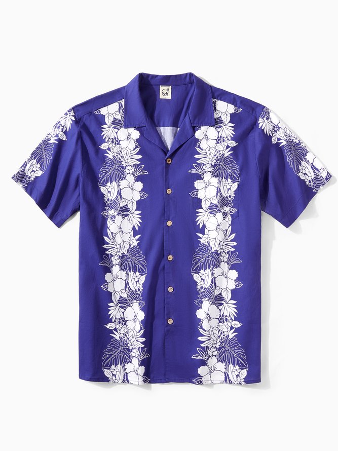 Hardaddy® Cotton Floral Guayabera Shirt