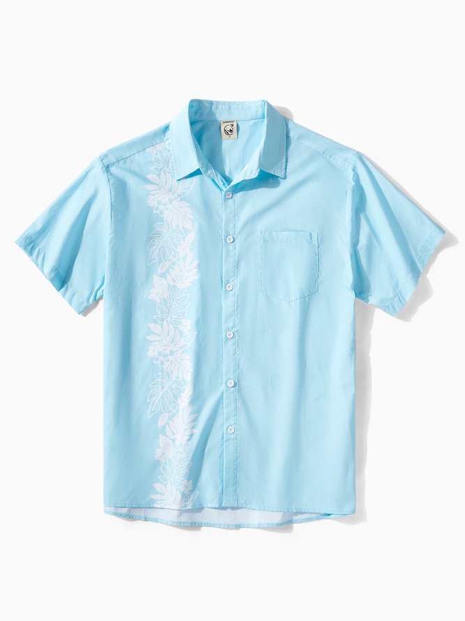 Hardaddy® Cotton Monstera Deliciosa Guayabera Shirt