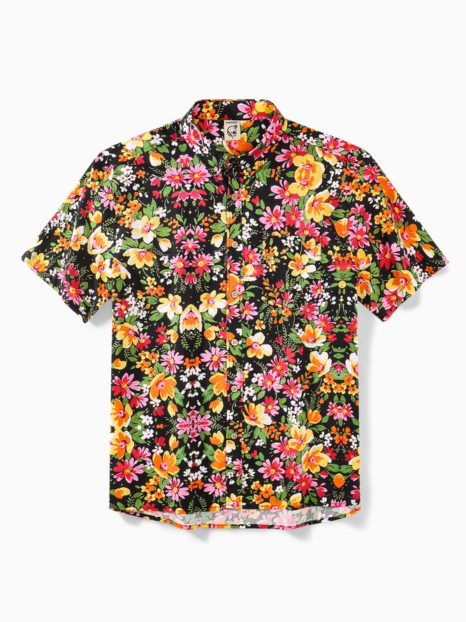 Hardaddy® Cotton Floral Oxford Shirt