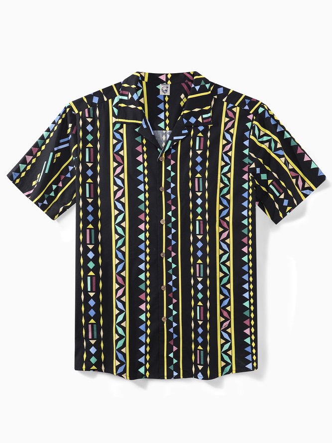 Hardaddy® Cotton Geomatric Resort Shirt