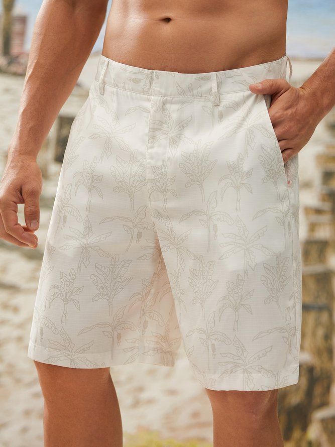 Hardaddy Botanical Floral Print Resort Bermuda Shorts