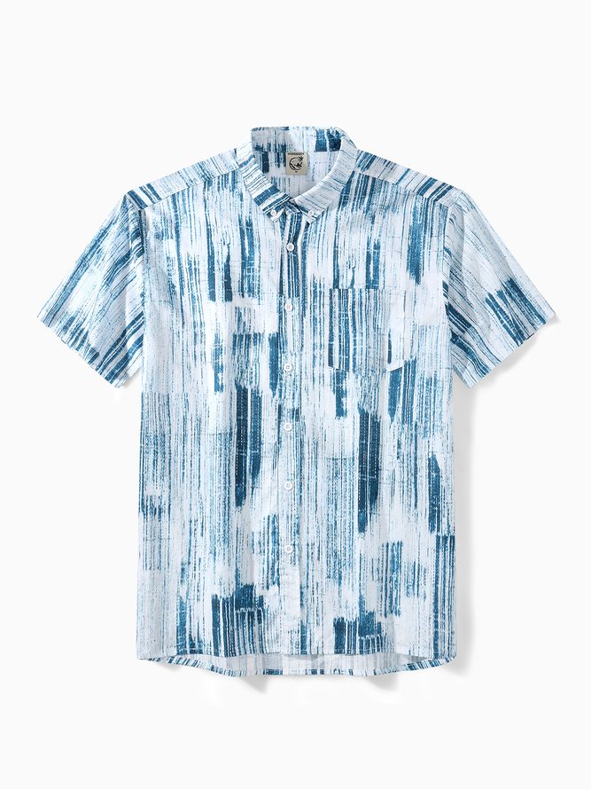 Hardaddy® Cotton Abstract Print Oxford Shirt