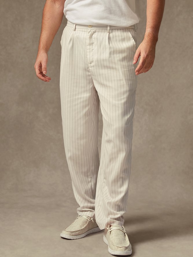 Hardaddy Striped Print Chino Pants