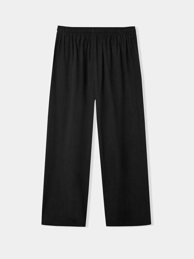 Hardaddy Cotton Palm Tree Relaxed Harem Pants