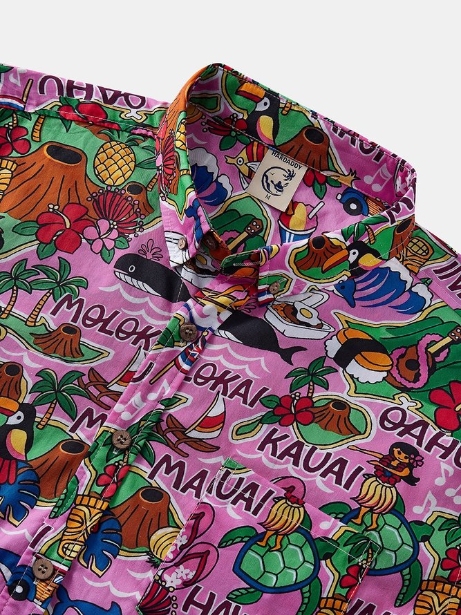 Hardaddy® Cotton Aloha Wonderland Oxford Shirt