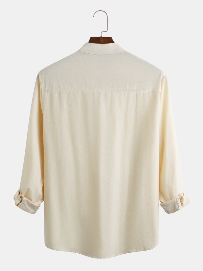 Plain Cotton long sleeve shirt