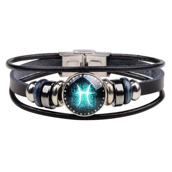 Multi-Layered Twelve Constellation Bracelet