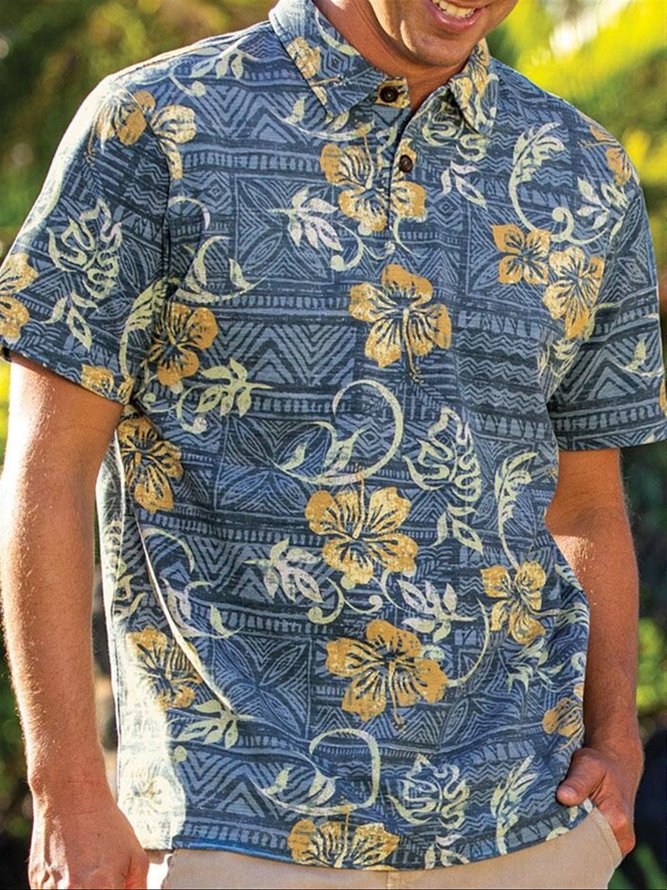 Hawaiian Polo Shirt