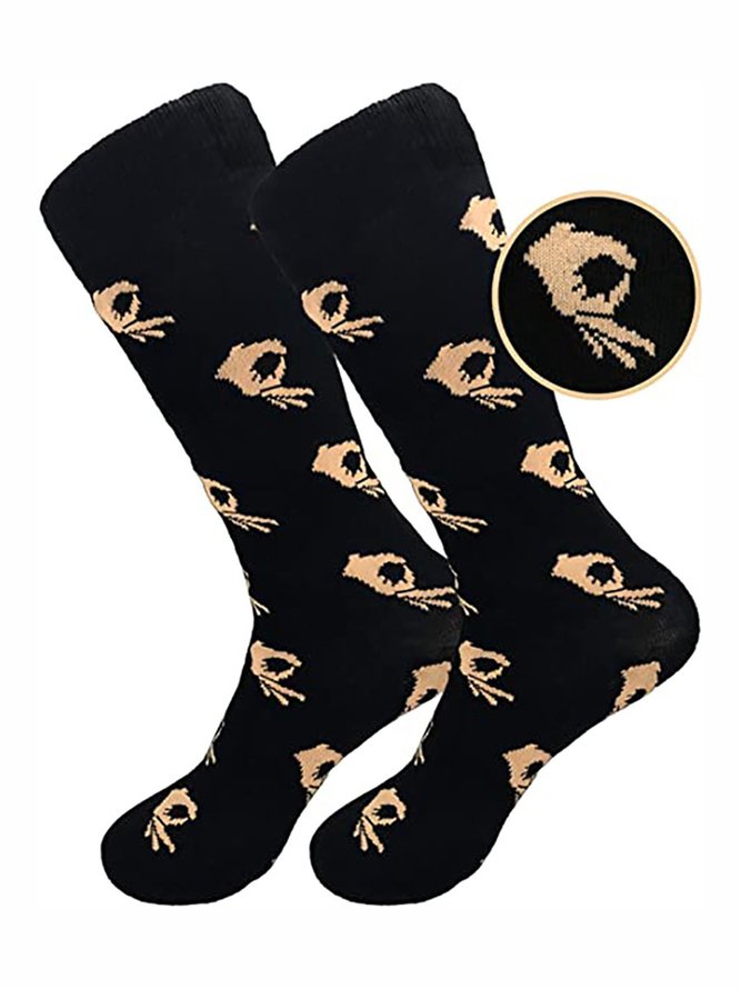 Hardaddy Personality Finger Cotton Socks