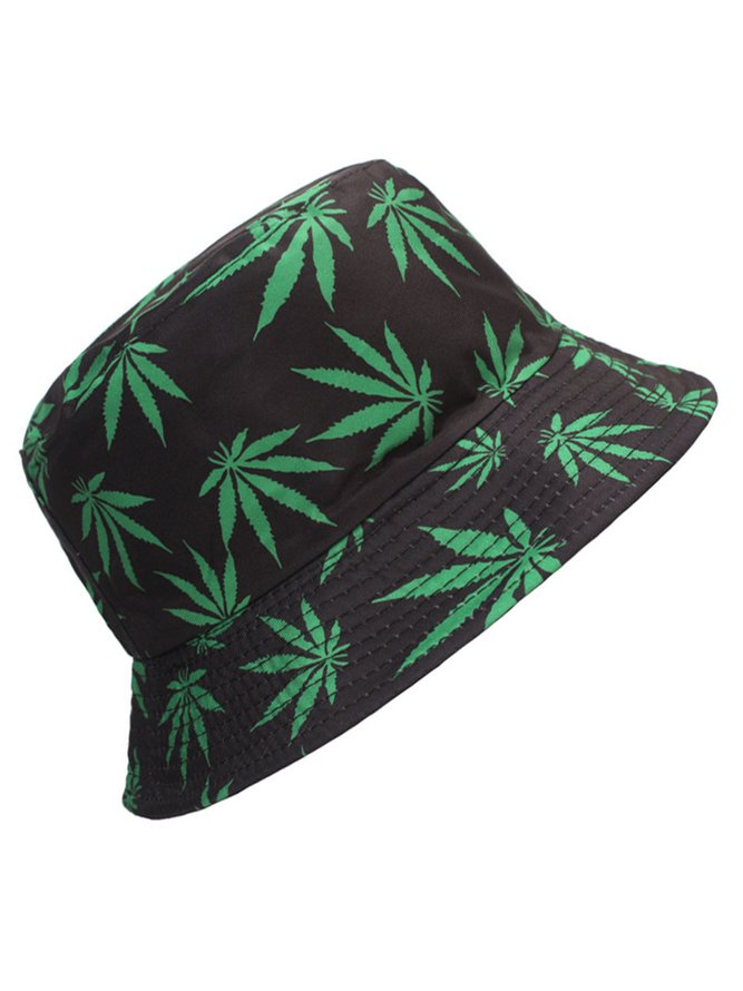 Hardaddy Men's Vacation Street Personality Flamingo Print Bucket Hat