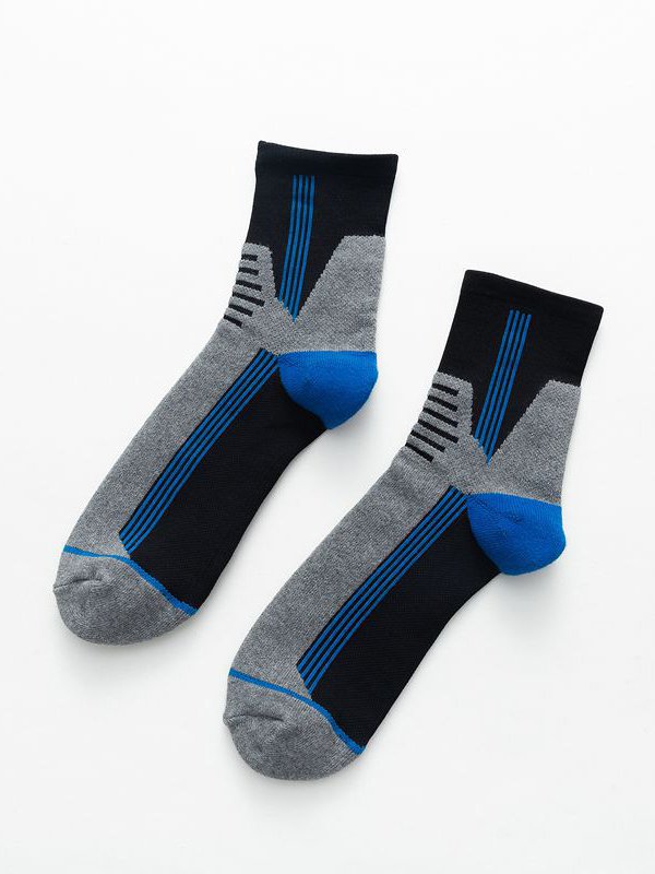 Hardaddy Casual Striped Pattern Socks Tall Socks High Stretch Comfort