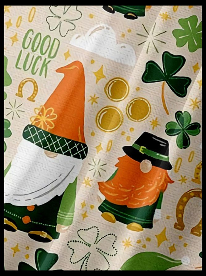 St. Patrick's Day Chest Pocket Short Sleeve Shirt