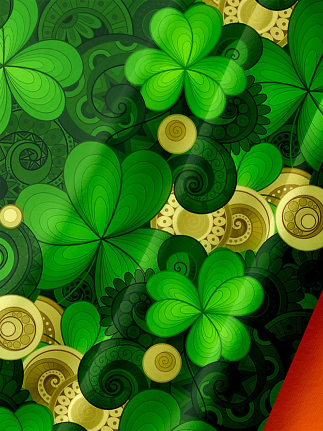 St. Patrick's Day Chest Pocket Short Sleeve Shirt