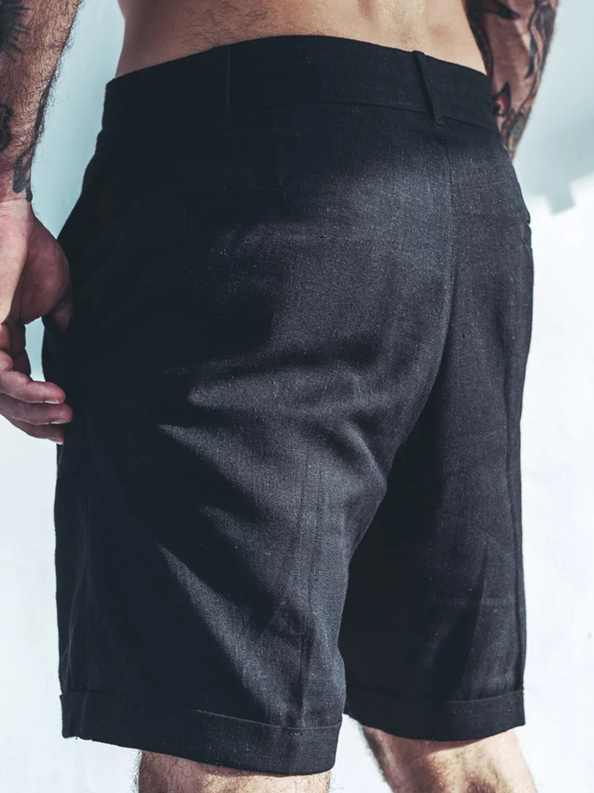 Hardaddy Coconut Tree Cotton Bermuda Shorts