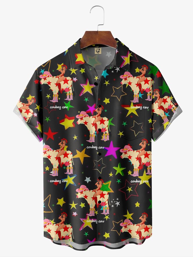 Retro Western Cowgirl Shirt By Andreea Dumuta