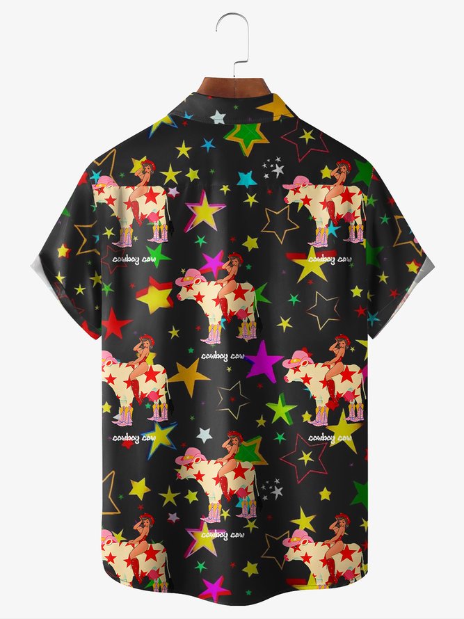 Retro Western Cowgirl Shirt By Andreea Dumuta
