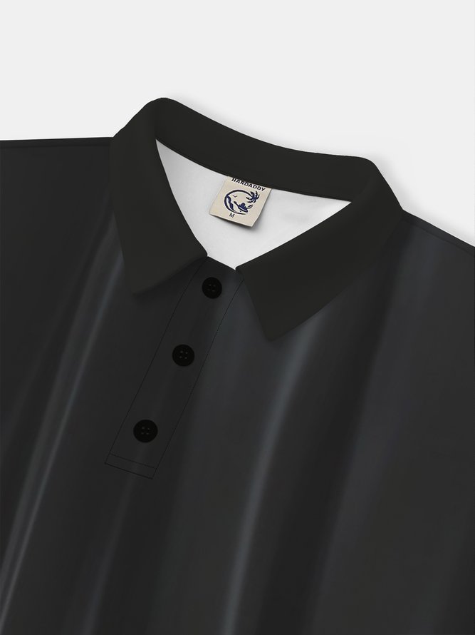 Hardaddy Moisture Wicking Golf Polo 3D Gradient Abstract Geometry