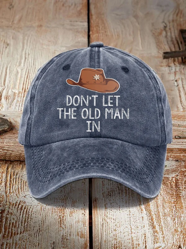 Hardaddy Don't Let The Old Man In Sun Denim Hat