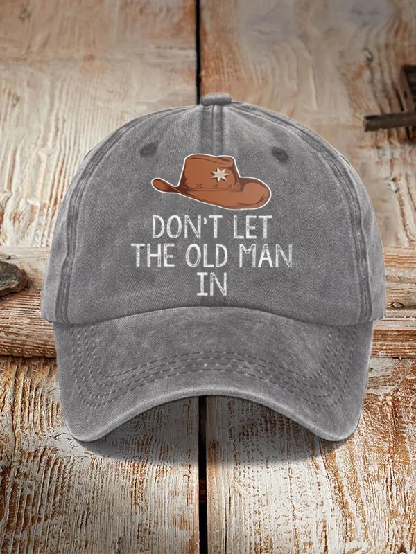 Hardaddy Don't Let The Old Man In Sun Denim Hat