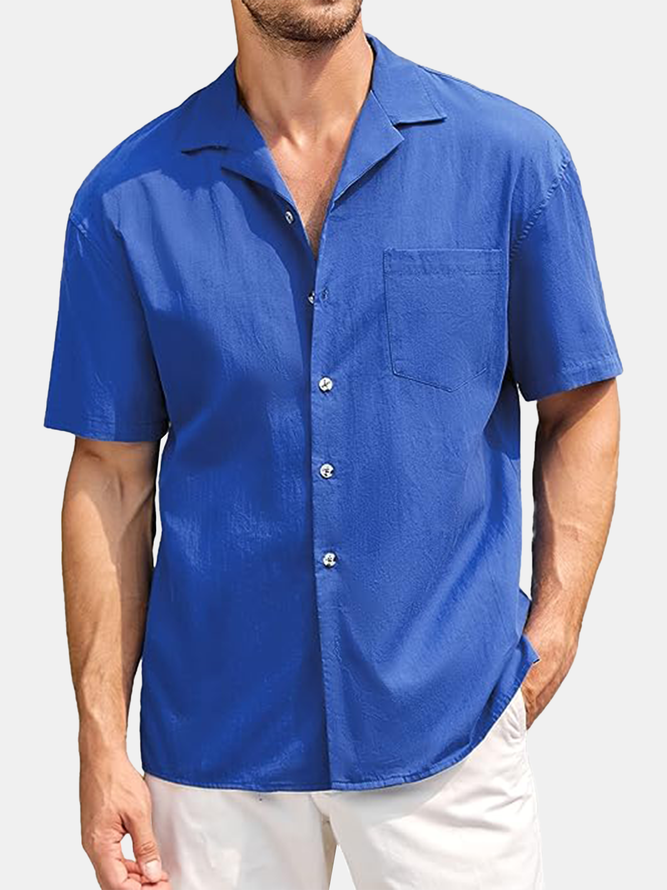 Hardaddy Cotton Plain Striped Casual Shirt