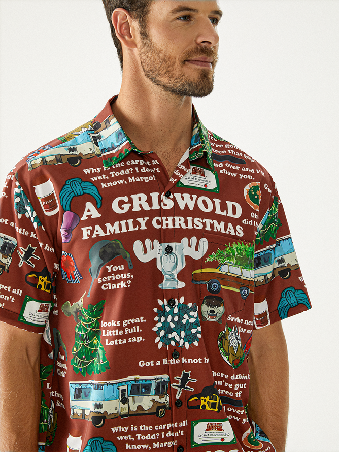3-Pack Moisture-wicking Christmas Halloween Day of the Dead Hawaiian Shirt