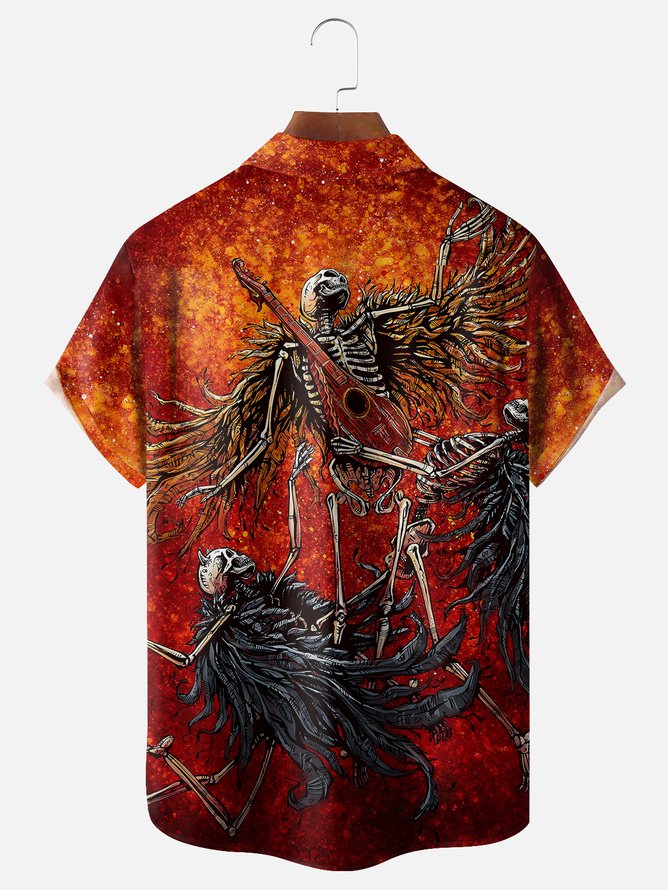 9-Pack Christmas Halloween Thanksgiving Day of the Dead New Year Hawaiian Shirt