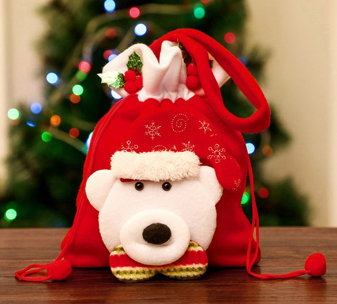 Christmas bags, Santa Claus, Christmas elk, Christmas polar bears, gift bags, Christmas packaging bags, Christmas gift bags, Christmas snowman snack bags, sack stockings, party favor bags