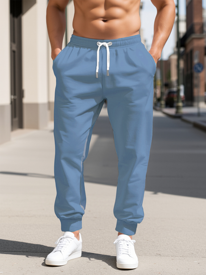 Moisture Wicking Solid Color Casual Pants