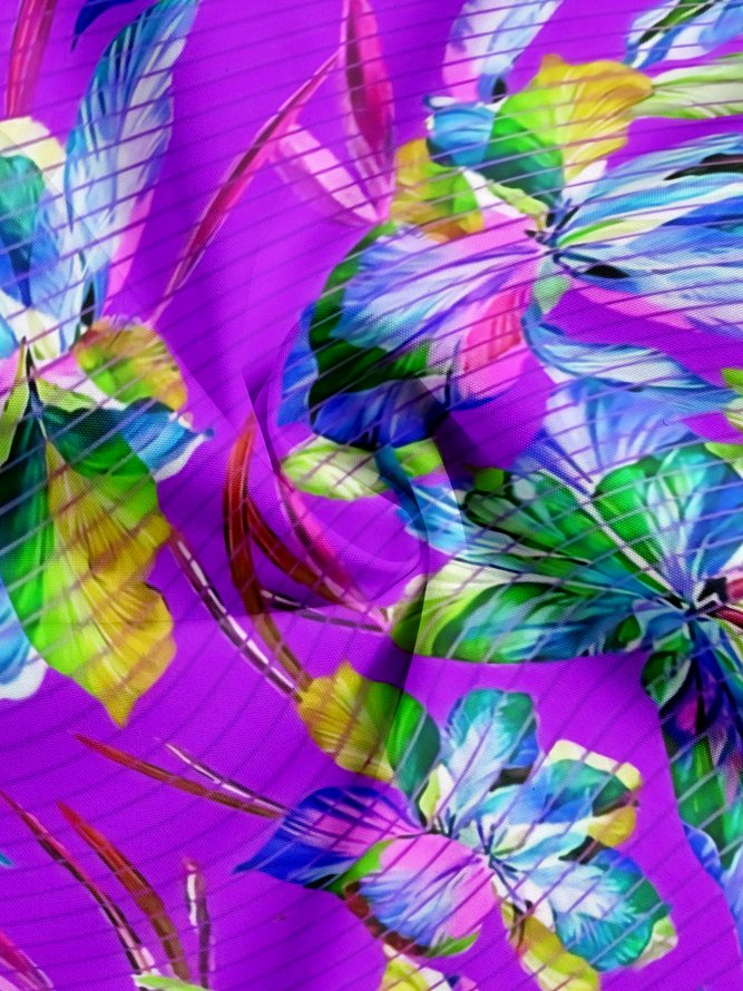 Moisture-wicking Floral Aloha Shirt