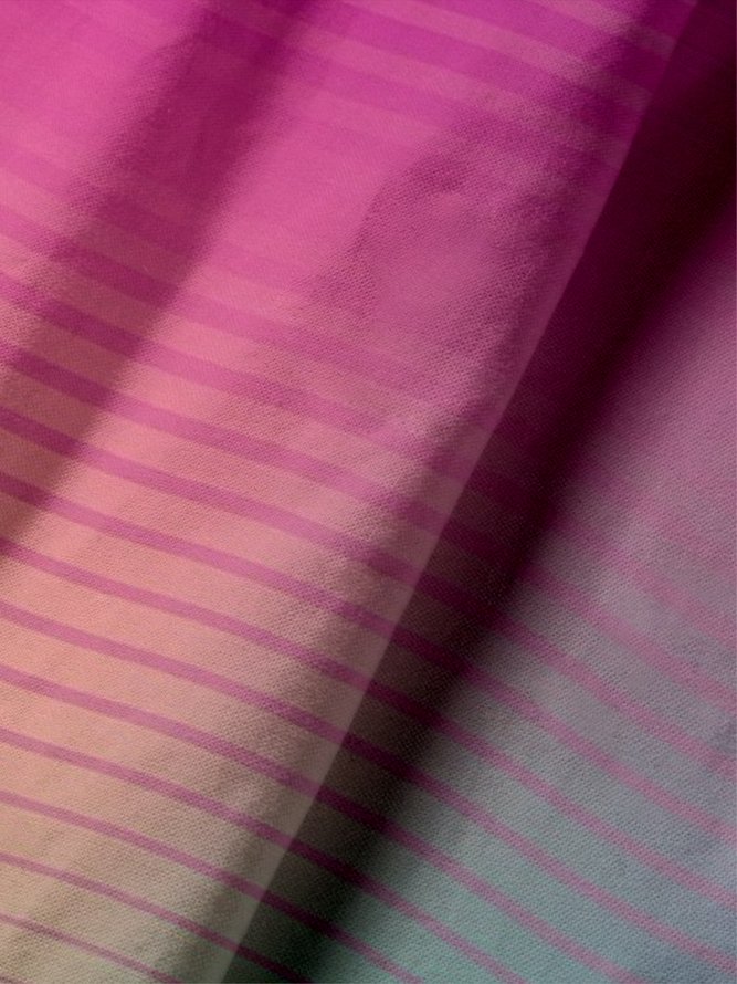 Moisture Wicking Gradient Color Abstract Stripes Short Sleeve Golf Polo