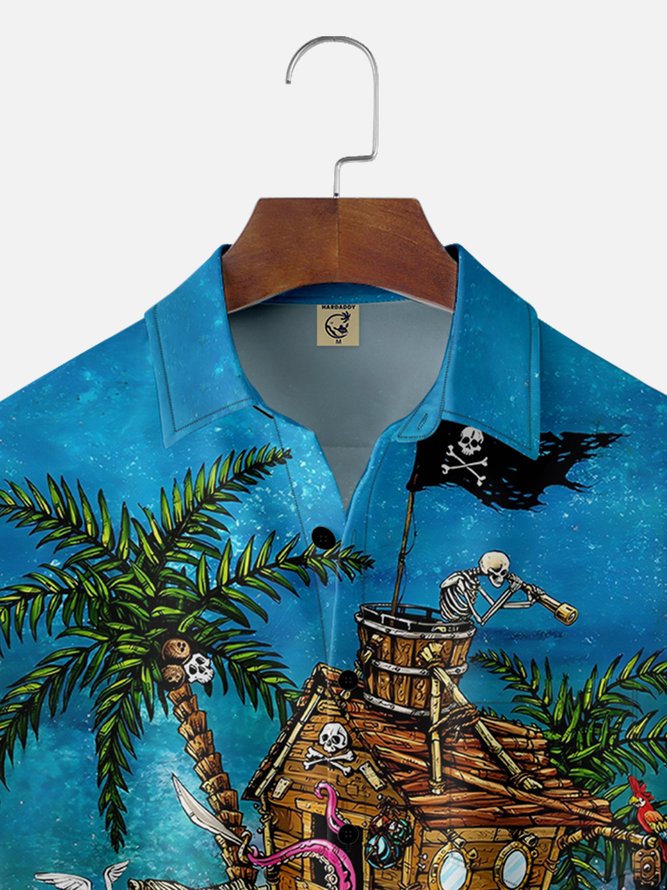 Tall Size Rum Runners Resort Shirt By David Lozeau
