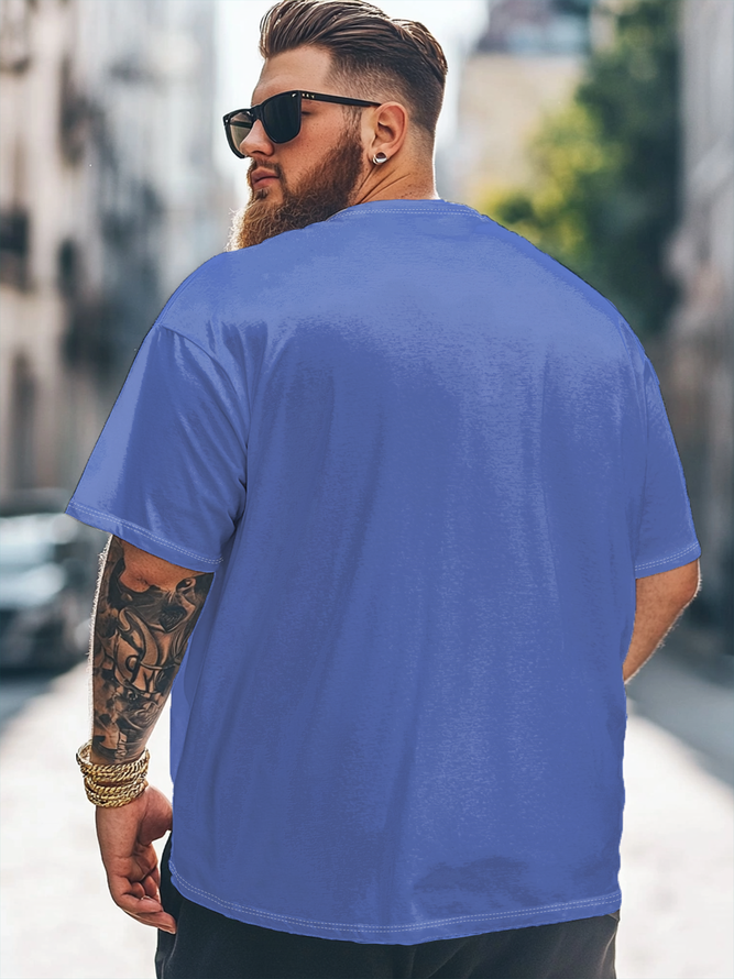 Hardaddy x Kimprut Imut Big Size Men's Skull Gardening Loose T-shirt