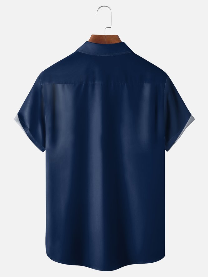 Moisture-wicking U.S. Marine Corps Chest Pocket Hawaiian Shirt