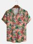 Car Plants Chest Pocket Short Sleeve Resort Shirt