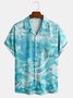 Sea Turtle Chest Pocket Short Sleeve Resort Shirt