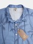 Hardaddy Coconut Tree Chest Pocket Short Sleeve Resort Shirt