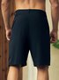 Hardaddy Coconut Tree Cotton Bermuda Shorts